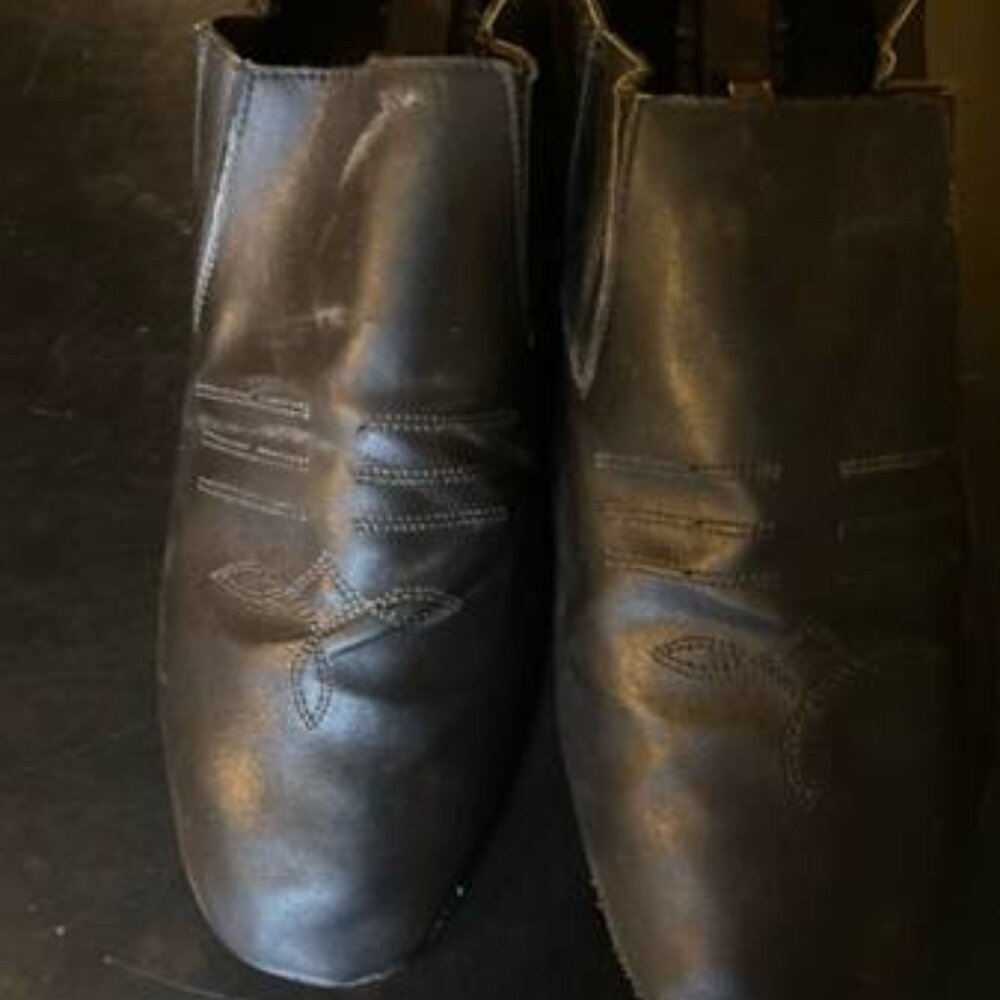Men's Cowboy Ballroom Dance Shorty Boots